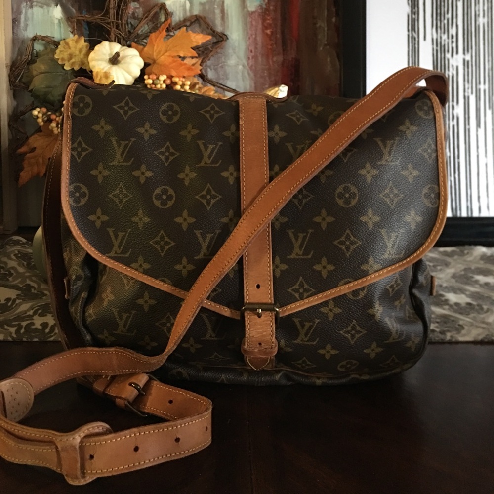 Louis Vuitton Brown Monogram Crossbody Bag